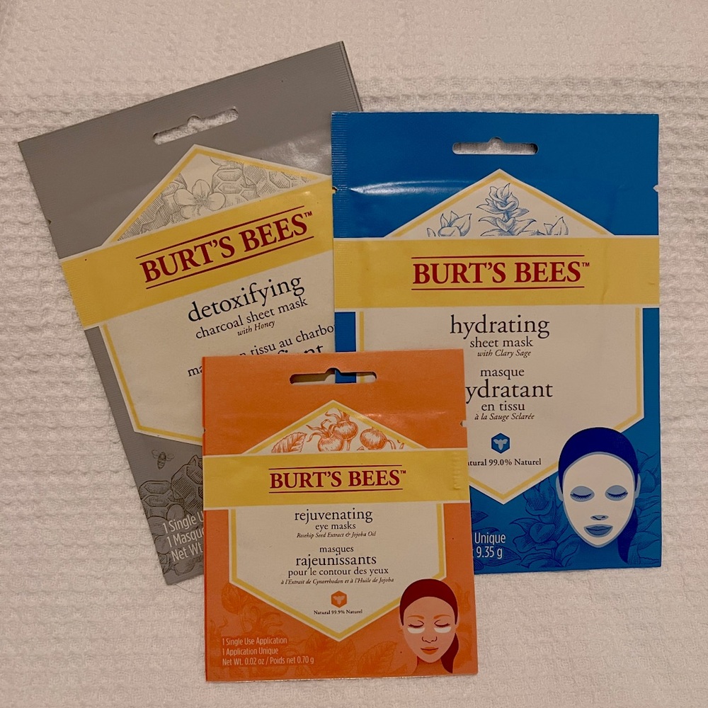 Burt’s Bees Value Pack Face Masks